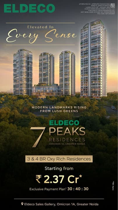 Eldeco 7 Peaks Residences — Eldeco Homes Developers Ltd